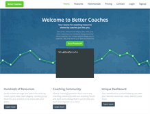 Tablet Screenshot of bettercoaches.com